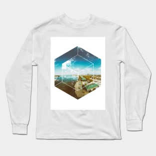 Geometric-Boardwalk Long Sleeve T-Shirt